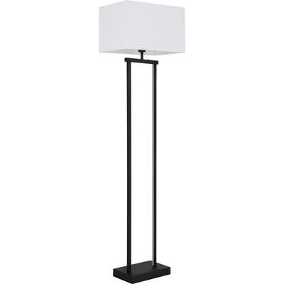 NOWA Stehlampe "SYDNEY", schwarz (schwarz matt), 1, H: 153cm, 1 Stk., Leuchten, Stehleuchte Metall, LED+E27, dimmbar, modernes Design, Stehlampe