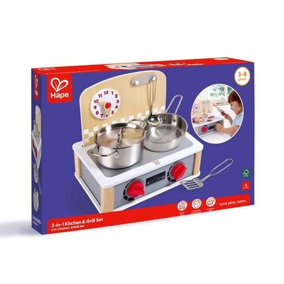 Hape - 2-in-1 Küchen- & Grill-Set