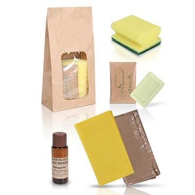 BIO Amenities- Reinigungsset mit Bio Produkten für Touristenunterkünfte - 42 Stück