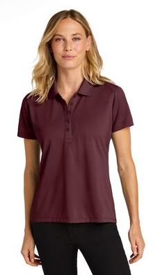 Port Authority LK240 Women's Wearever Performance Pique Polo Shirt in Burgundy size 5XL   Polyester