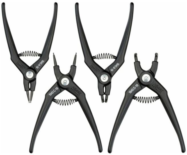 Jeu de pinces à circlips 1845/4 ∙ Nombre d'outils : 4 HAZET (1845/4)