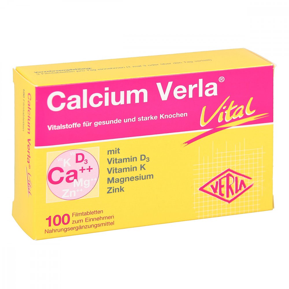 Verla-Pharm Arzneimittel GmbH & Co. KG Calcium Verla Vital Filmtabletten 00828383