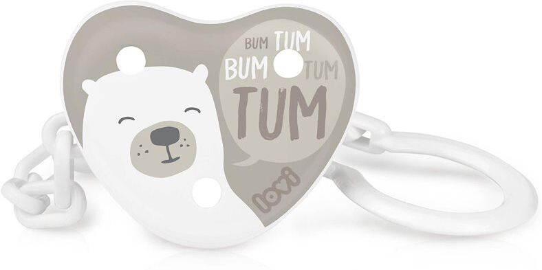 LOVI Buddy Bear attache-tétine avec chaînette 0+ m 1 pcs