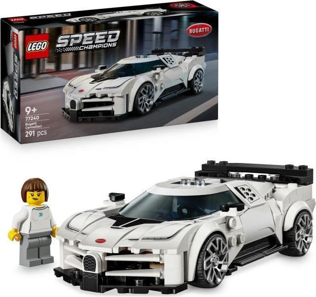 LEGO Speed Champions Bugatti Centodieci hyperauto met 291 onderdelen en minifiguur
