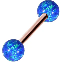 Chirurgenstahl Barbell SYNTHETISCHE OPALE