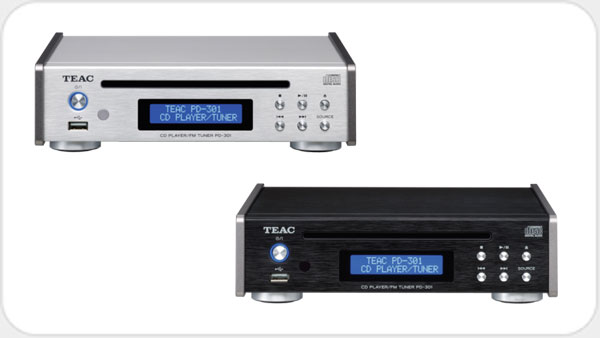 TEAC PD-301 CD-Player UKW-Tuner *schwarz* TE21975