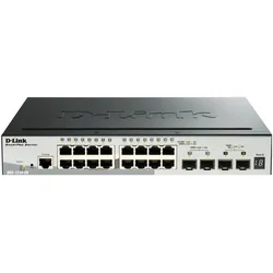D-Link Dgs-1510-20 (20 Ports), Netzwerk Switch, Schwarz