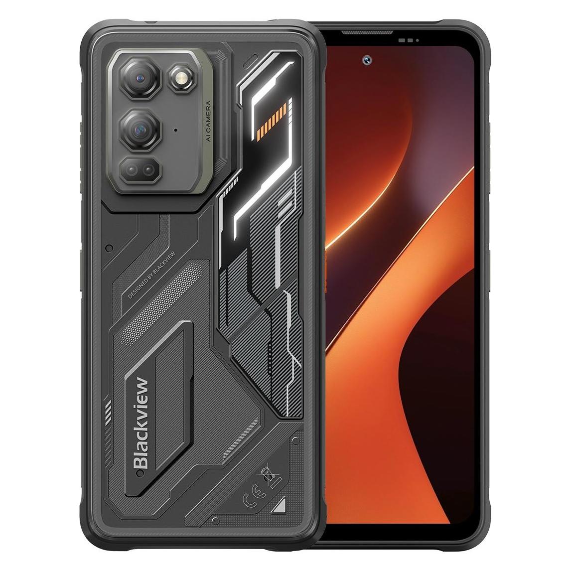 Blackview Fort 200 (NFC - 6,78" - 256 Go, 12 Go RAM) (256 GB, Phantom Black, 6.78", 4G) (FORT 200(12+256) PHANTOM BLACK)