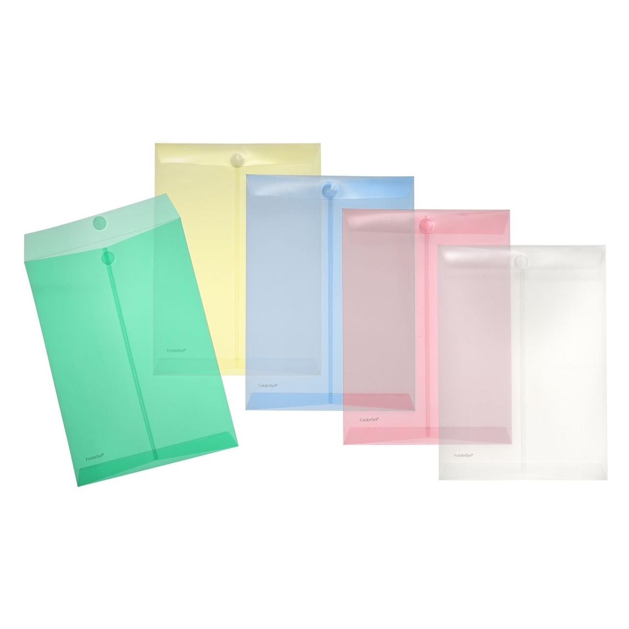 Foldersys Dokumententasche, DIN A4, Klettverschluss, PP (A4) (40104-94)