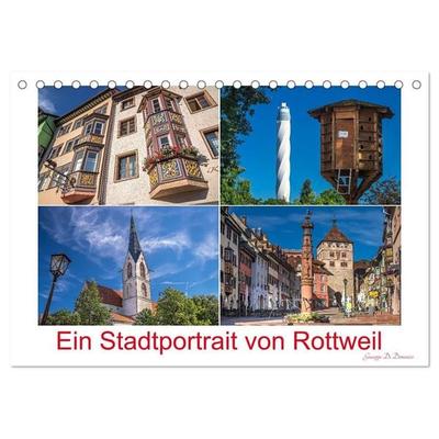 Ein Stadtportrait von Rottweil (Tischkalender 2027 DIN A5 quer), CALVENDO Monatskalender