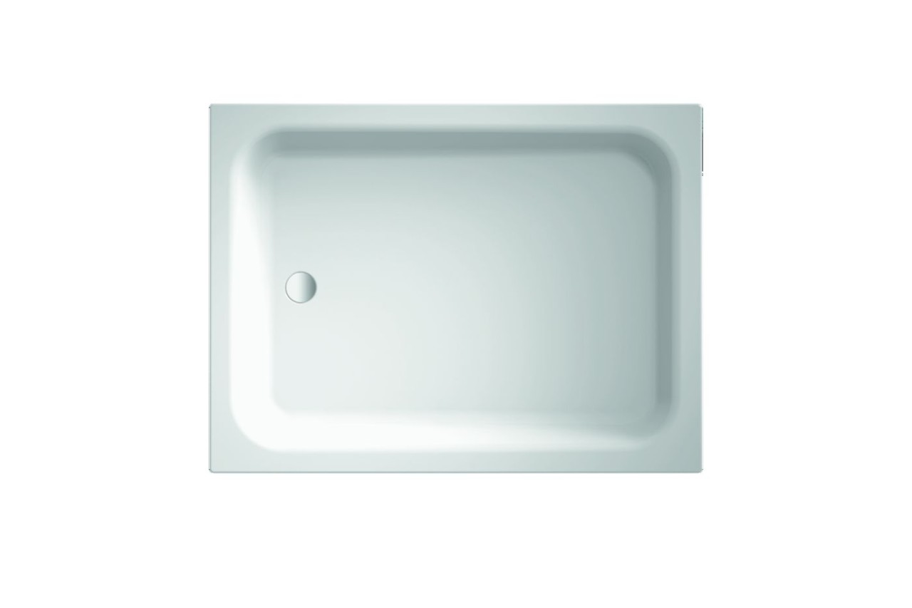 Bette Intra Rechteck-Duschwanne 5850, 80x120x15 cm weiß Glasurplus, 5850-000PLUS 5850-000PLUS