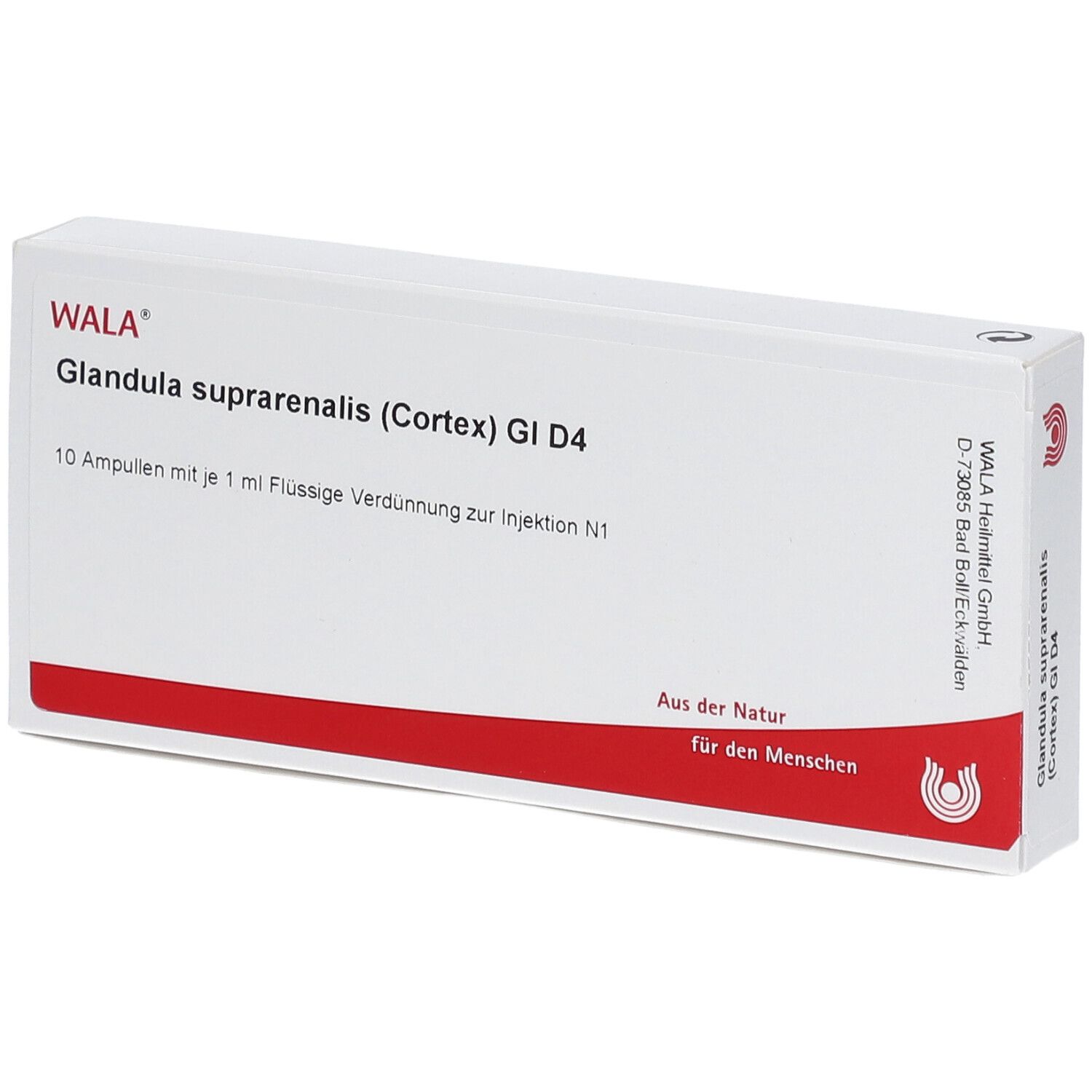 Glandula Suprarenalis cortex GL D 4 Ampullen 10x1 ml
