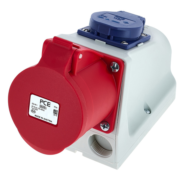 PCE 9225-6 Combo 32A 5pol Wall