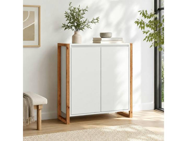 Petit Buffet Blanc 2 Portes Alva