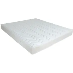 Letti Moderni Matratze Lux Latex Weiß 140x190 cm H2 - Höhe 20 cm