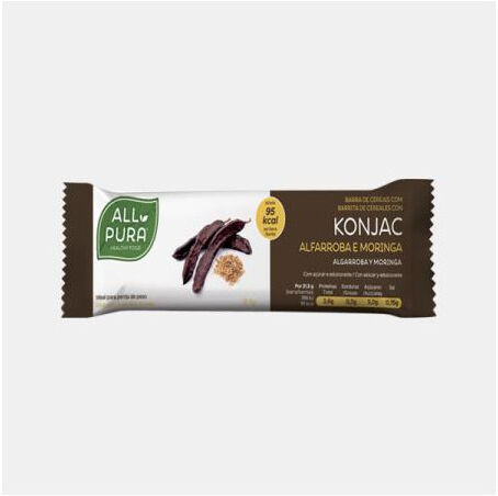 ALL PURA BARRA KONJAC ALFARROBA E MORINGA 31,5g