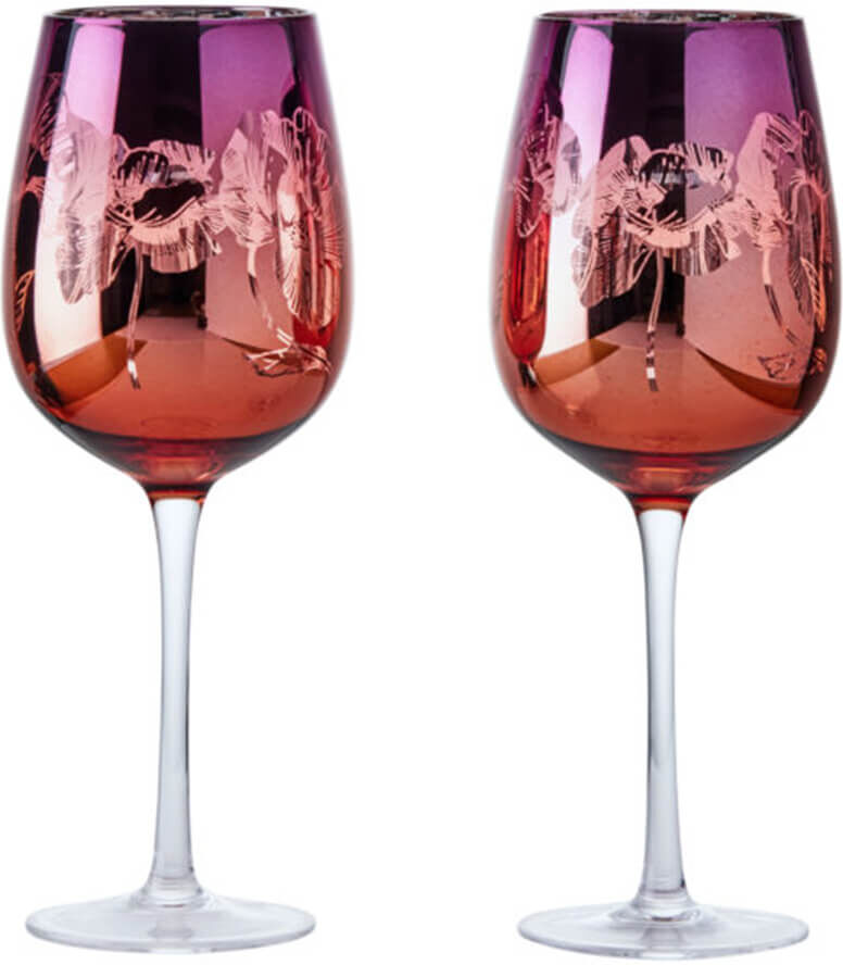 Artland Set of 2 Bloom Wine Glasses