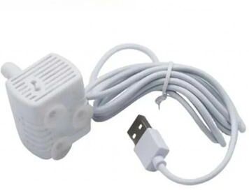 Uplift Essentials Silent Replacement Water Pump Anti Dry Burning Motor For Pet Fountains white