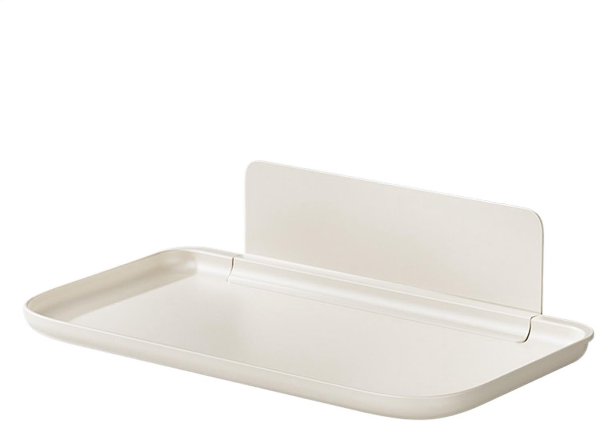 Ynkkvre Opvouwbare Wandplank - Zelfklevende ABS Opbergplank voor Badkamer, Keuken en Slaapkamer - Groot