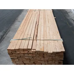 Kanadische Lärche Rhombusleisten, 20x68 mm, KD, 15° Schräge, fein gesägt, Kanten gerundet