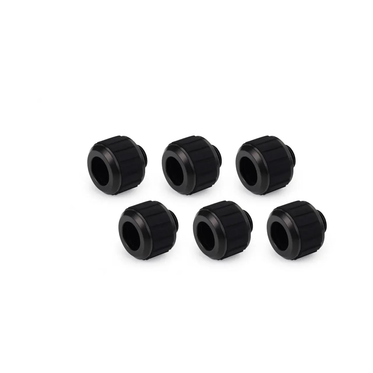 Alphacool Apex Grip HardTube fitting 13mm G1/4 black Set 6 pcs