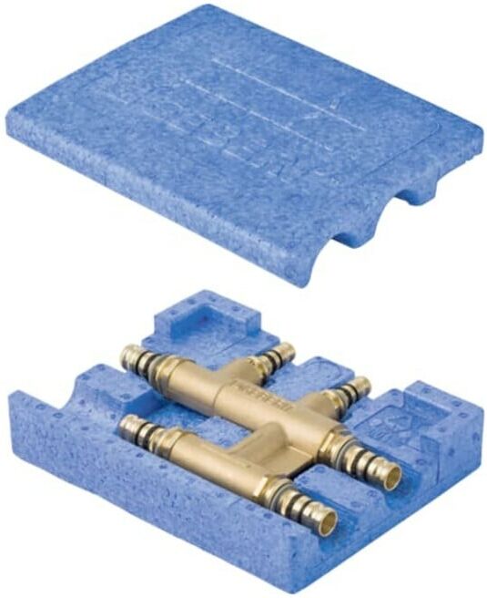 Geberit Té de croisement Mepla d= 20x20x20mm, avec boîte d'isolation (612319005)