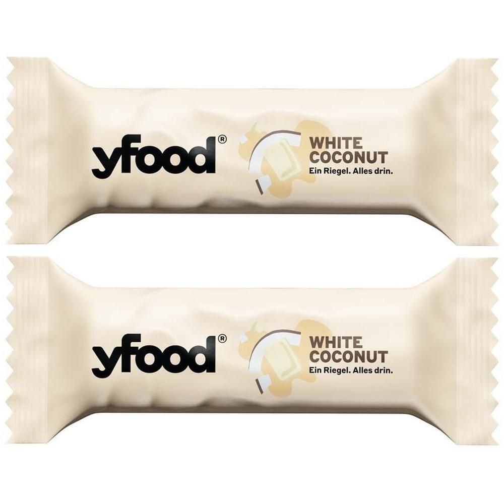YFood Riegel Coconut & White Chocolate 12x60 g 2x 2x12x60