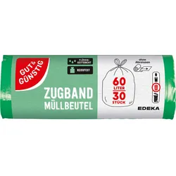 GUT&GÜNSTIG Müllbeutel 60,0 l grün