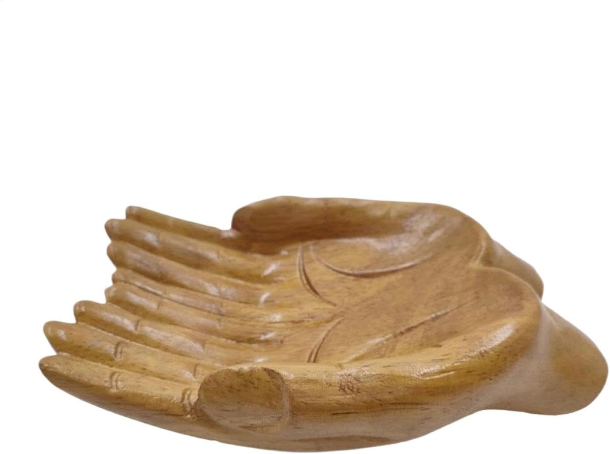 Decoratieve Handvorm Dienblad met Buddha Hand Design - Multicolor - Lengte: 18 cm