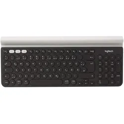 Logitech K780 (DE, Kabellos), Tastatur, Schwarz