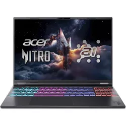 Acer Nitro 16 AI Gaming-Notebook AN16S-61 Schwarz (16", 1000 GB, 32 GB, DE, AMD Ryzen AI 9 365), Notebook, Schwarz