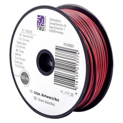Tru Components Flachbandkabel (1565203)