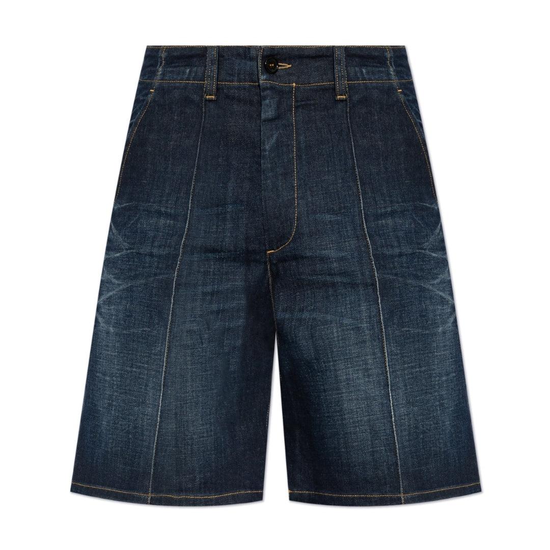 Dsquared2 Donkere Bermudashort Denim Marineblauw