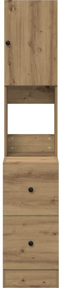 vidaXL Kitchen Cabinet Set Artisan oak 35cm W X 180cm H X 50cm D