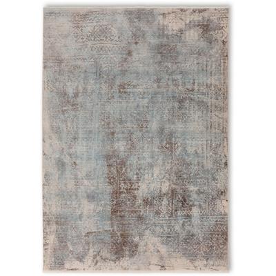 Teppich "Mystik 241", blau, B:200cm H:7mm L:285cm, Kunstfaser, SCHÖNER WOHNEN-KOLLEKTION, Teppiche, Teppich, Vintage Look, weiche Oberfläche, Wohnzimmer