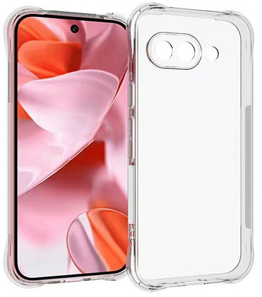 Google Pixel 9a - EIDERWOOD Plastik Cover m. Stødabsorberende Hjørner - Gennemsigtig