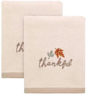 Avanti Linens Avanti Grateful Patch 2-Pack Hand Towel Set