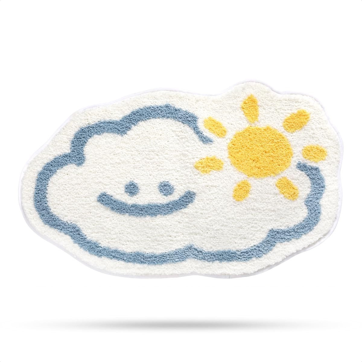 Merkloze schattige badmat van microfiber met antislip voor volwassenen en kinderen