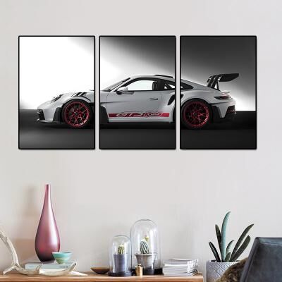 Perfect Picks Market Vintage Car Wall Art Set Industrial Automotive Canvas Prints a l