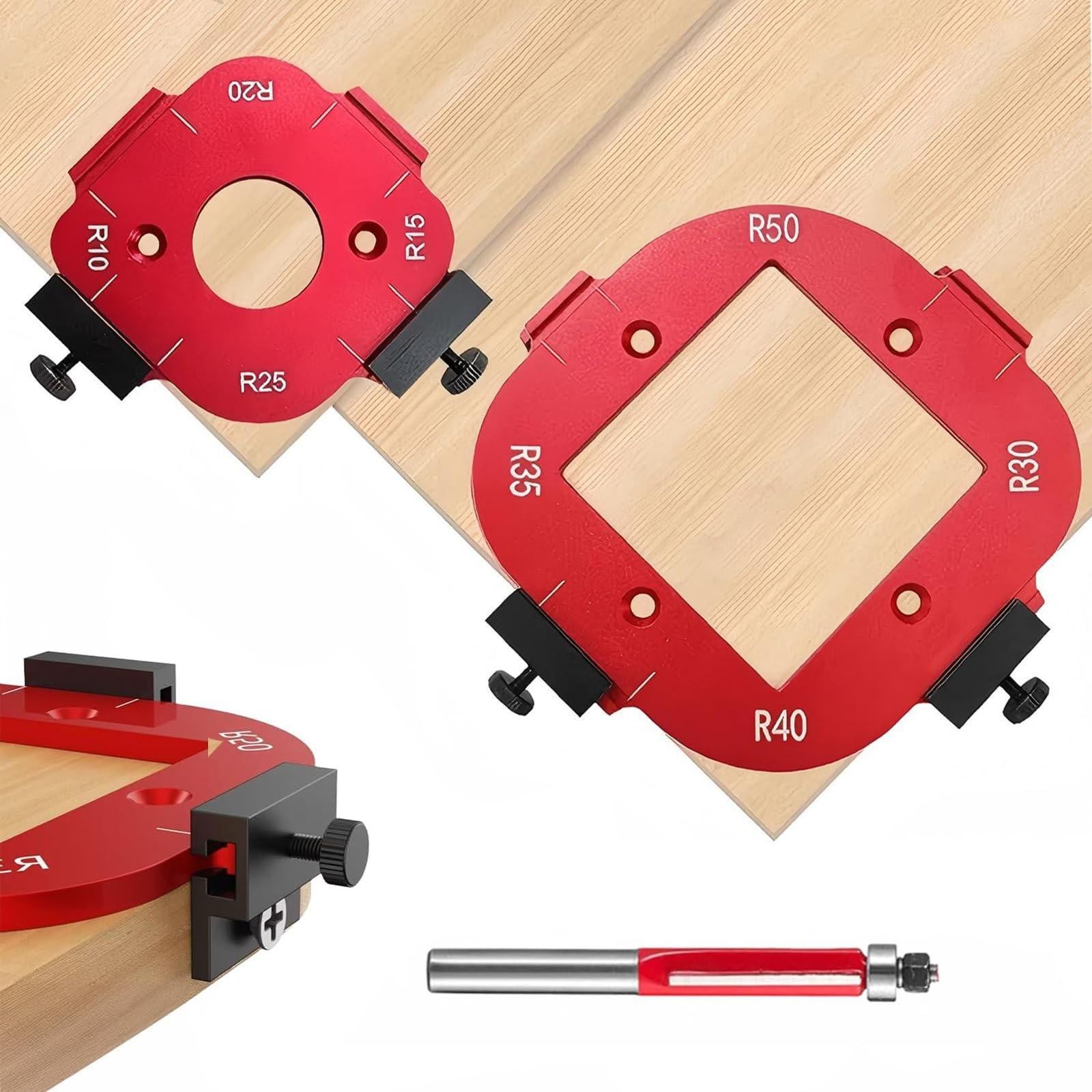 Router Jig Radius Template voor Precisiewerk in Houtbewerking
