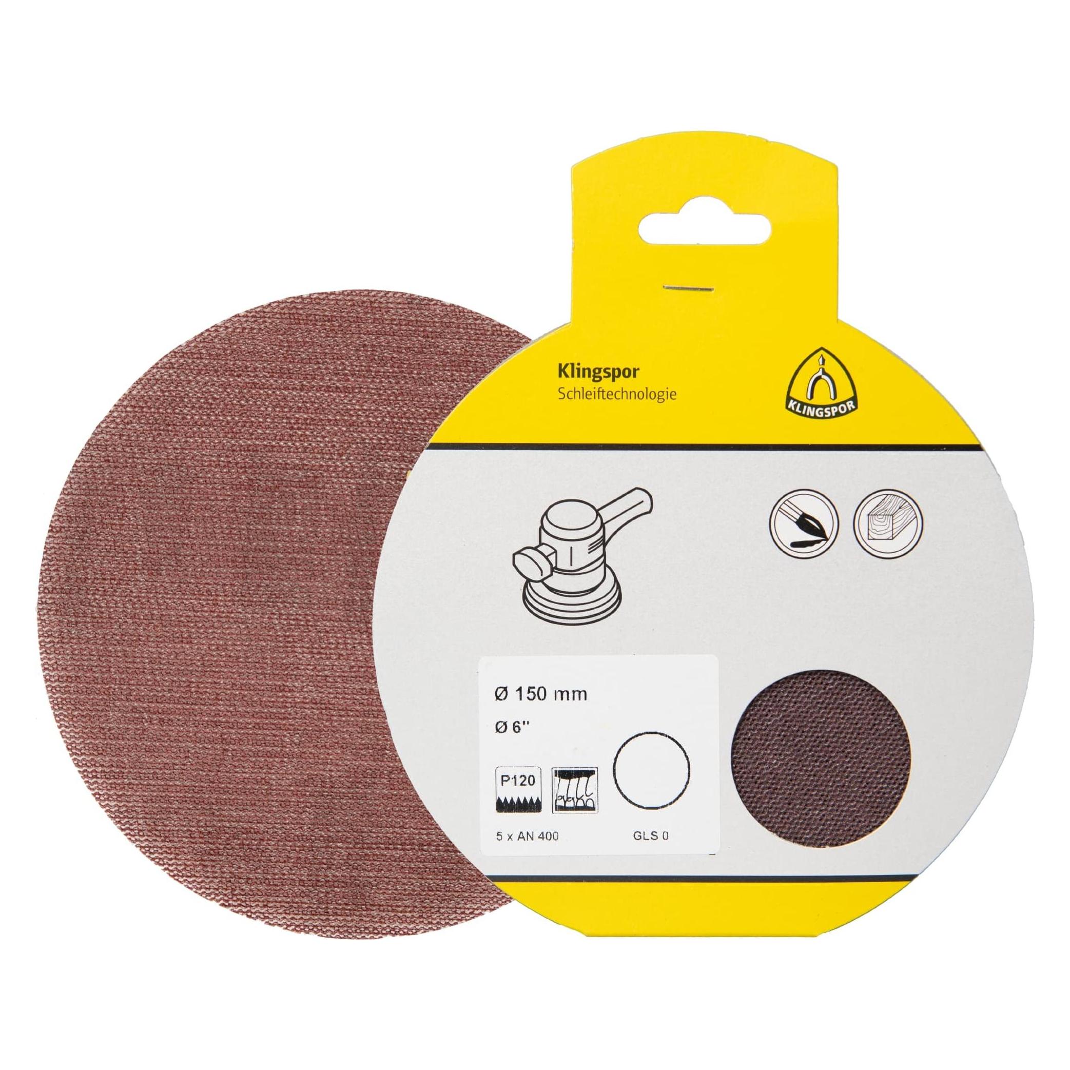 Klingspor AN 400 SB-verpackt - Schleifscheiben 150 mm (320) (360265)