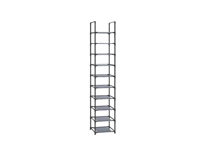 Hansiro Schuhregal Accra, Grau, Kunststoff, 33x173x33 cm, Garderobe, Schuhaufbewahrung, Schuhregale