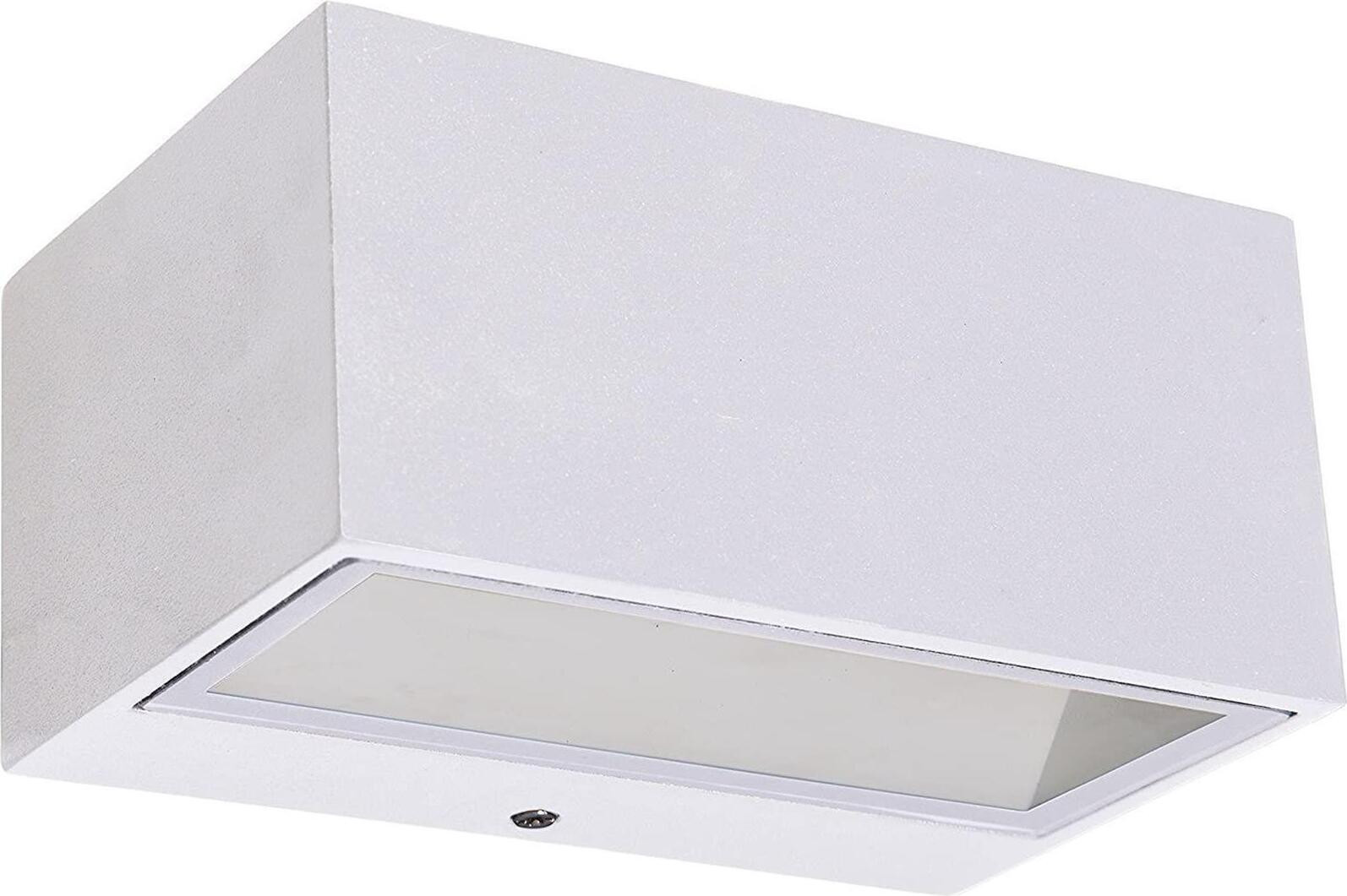 LUTEC Gemini LED Wandlamp Wit - Up & Down Accentverlichting voor Binnen en Buiten