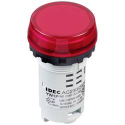 Idec Meldeleuchte Weiß, Rot 230 V 1 St. YW1P-1BUQM3R