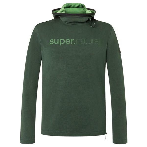 super.natural - Alpine Hooded II - Hoodie Gr M grün
