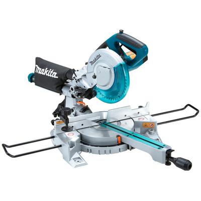 Kapp- und Gehrungssäge MAKITA "LS0815FL", gelb (blau), B:450mm H:488mm L:755mm, Sägemaschinen, 1.400 W • 216 mm • 5.000 min-1