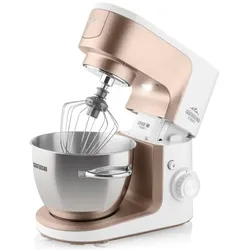 ETA302390210 GRATUSSINO III ELEMENTS Kitchen machine, 1200 W, Main container 4.5 L, White/Rose Gold, Küchenmaschine, Weiss, Rosa