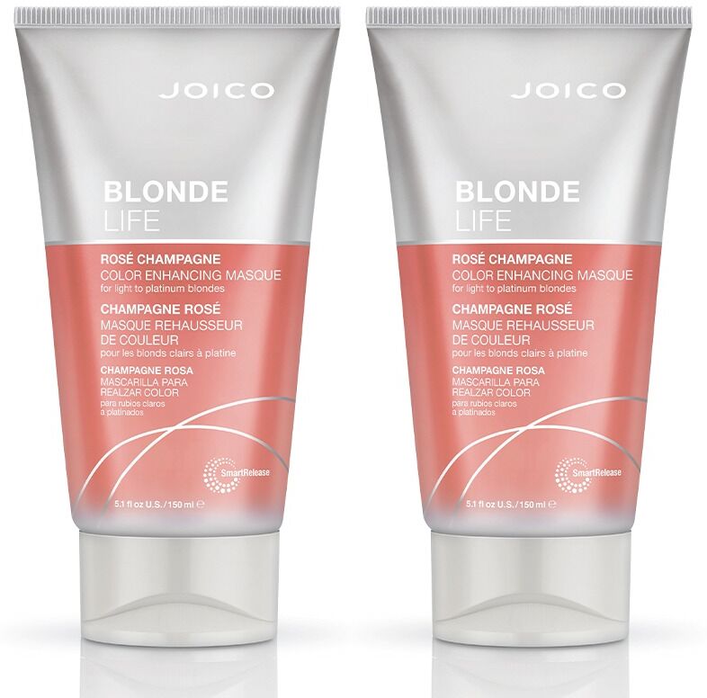 Joico Blonde Life Rose Champagne Color Enhancing Masque 150ml Double