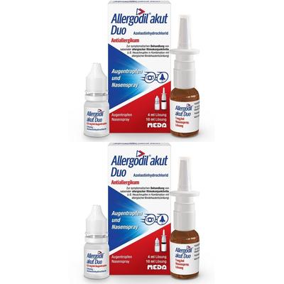 Allergodil akut Duo 4ml AT akut/10ml NS x2 2x1 St Kombipackung