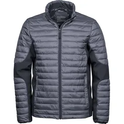 Tee Jays Herren Crossover Jacke Stepp-Jacke 9626 space grey/black L